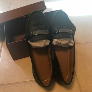 Black/Grey Coach Loafers “Like New” Worn once.